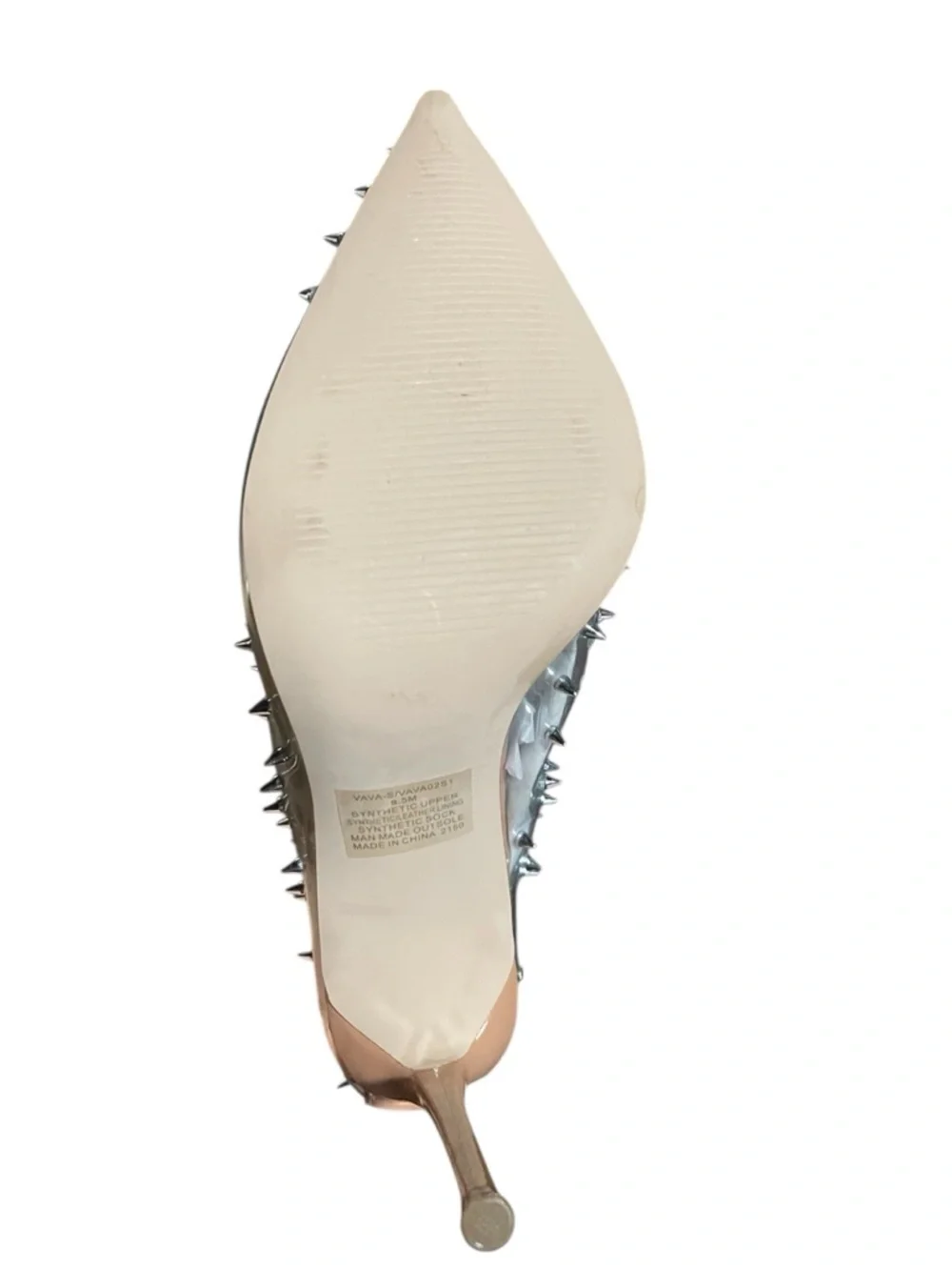 Steve Madden Vava Studded Pointed Toe Clear Boot